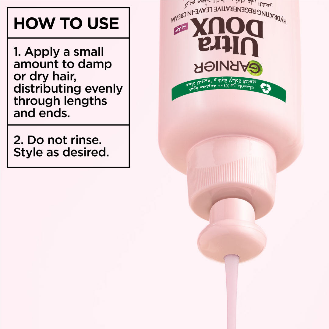Ultra Doux Grape Moisture 2 in 1 Styling Cream, Volumizing Hydration for Dehydrated Hair. Hydrating Grape Water + Antioxidant Grapeseed Oil - Paraben-Free, Vegan, Cruelty-Free