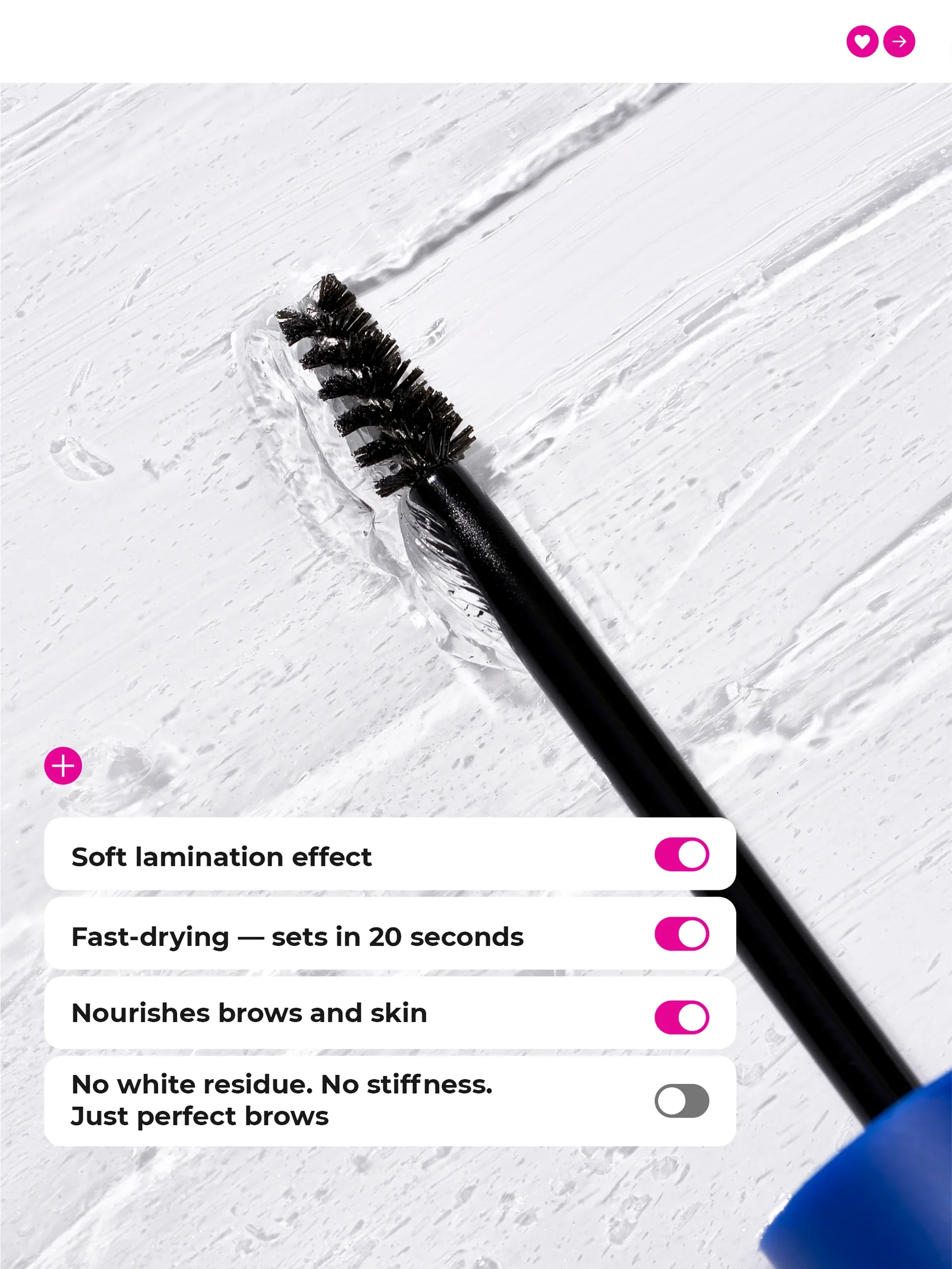 Brow Gel Fix & Hair care