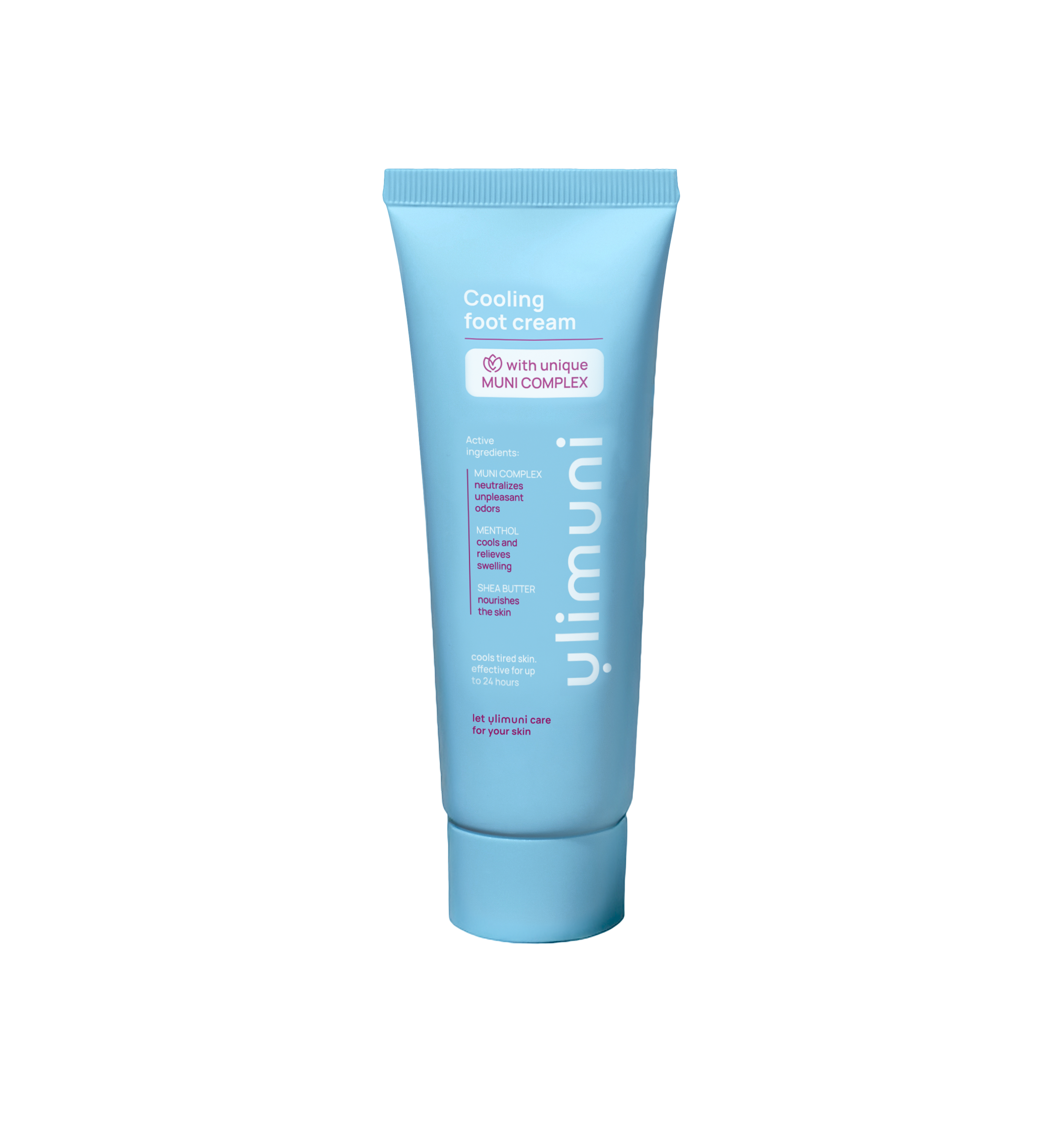 Cooling foot cream