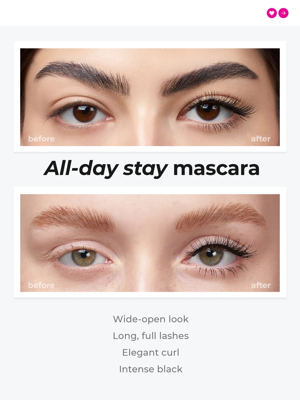 Mascara Volume & Hair Care