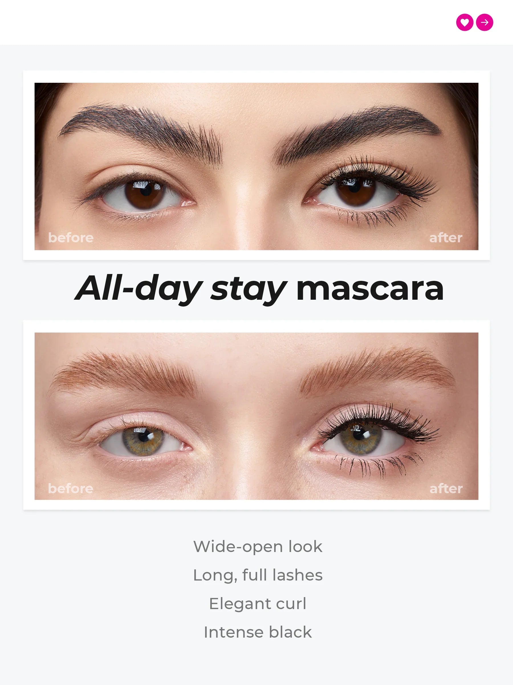 Mascara Volume & Hair Care