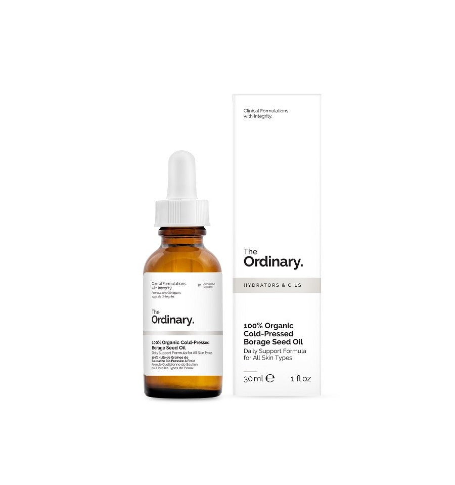 100% Organic Cold-Pressed Borage Seed Oil
